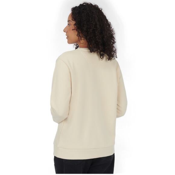 Brand New BRP Women's Size 2X Ivory Pullover Crewneck Sweater Sweatshirt - Picture 2 of 7